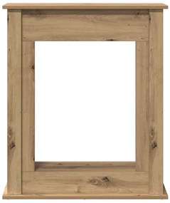 vidaXL Πλαίσιο Τζακιού Αρτισιανή Δρυς 75x20x87,5 εκ. από Επεξ. Ξύλο