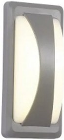 V-TAC LED Φωτιστικό Τοίχου Δεξιά - Αριστερά Soft Light Αδιάβροχο 12W Γκρι Ψυχρό Λευκό 8247