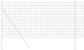 vidaXL Φράχτης Εuro Γκρι 1.4 x 10 m Σίδηρος με επικάλυψη PVC