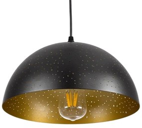 Φωτιστικό Οροφής 01301 Solana 30x15cm Black GloboStar