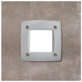 Απλίκα Φωτιστικό Τοίχου GX53 3W IP66 Γκρι Leti 145-26420 Eurolamp-145-26420-Γκρι 145-26420