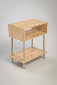 Κομοδίνο Sapphire Δρυς LIEL 45x30x60