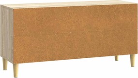vidaXL Ντουλάπι TV 102 x 34,5 x 50 cm Sonoma Δρυς Επεξεργασμένο Ξύλο