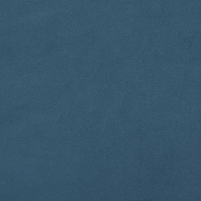 vidaXL Κεφαλάρι με Πτερύγια Σκούρο Μπλε 93 x 23 x 118/128εκ.Βελούδινο