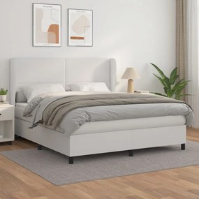 ΚΡΕΒΑΤΙ BOXSPRING ΜΕ ΣΤΡΩΜΑ ΛΕΥΚΟ 160X200ΕΚ.ΑΠΟ ΣΥΝΘΕΤΙΚΟ ΔΕΡΜΑ 3128920