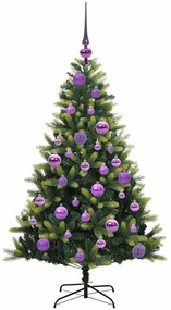 vidaXL Τεχνητό Χριστουγεννιάτικο Δέντρο με Συρταρωτές Βαθμίδες 150 LED