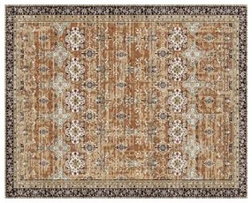 VEVOR Large Area Rug 8 x 10 ft Anti-Skid Indoor Floor Mat Vintage Brown Green