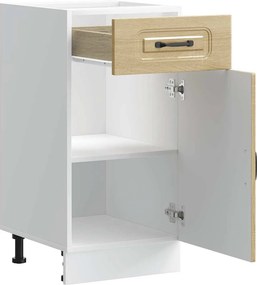 vidaXL ντουλάπι βάσης κουζίνας Kalmar Sonoma δρυς Επεξεργασμένο Ξύλο