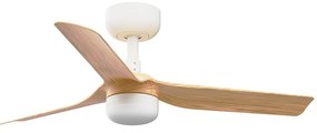 Ανεμιστήρας Οροφής Mini Punt S 33821-1TW D90cm 10W 2700/ 4000/ 6000K 480lm White-Natural Faro Barcelona Διάμετρος 90cm