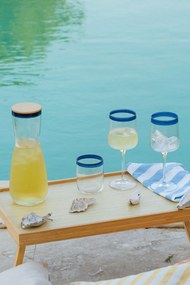 Glass Set (4 Pieces) Verona 280 Transparent
Blue