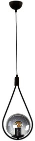 Φωτιστικό Οροφής Shemesh 0189384 20x20x85cm 1xE27 60W Black Megapap Metal