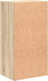 vidaXL Βιβλιοθήκη με 2 Ράφια Sonoma Δρυς 40x30x76,5 εκ. Επεξ. Ξύλο