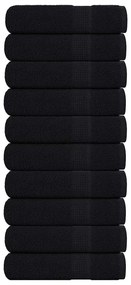 Χειροπετσέτες FROGN 10 τεμ. Μαύρες 50x100 εκ. 360 γρ./μ²