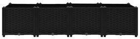 vidaXL Ζαρντινιέρα 160 x 40 x 38 εκ. από Πολυπροπυλένιο