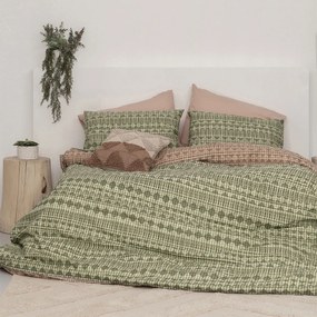 Παπλωματοθήκη Μονή (Σετ 170x250) 2 Όψεων Palamaiki Fashion FL6177