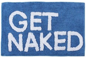 Ταπέτο Μπάνιου Get Naked 02-7263 Μπλε Estia 50X80cm 100% Βαμβάκι