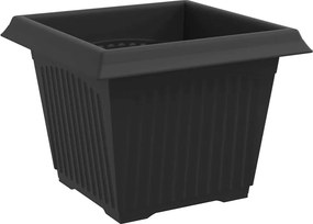 vidaXL Γλάστρες φυτών 24 τμχ. Μαύρο Πλαστικό