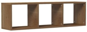 Ραφιέρα τοίχου Mikoro Pakoworld 90x22x25.6εκ 230-000058-230-000058-Καφέ 230-000058