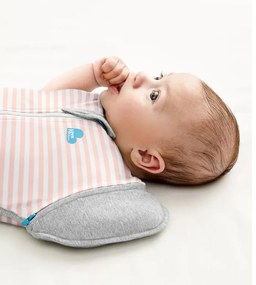 Υπνόσακος LoveToDream Swaddle up Transition bag Original 1.0tog Dusty Pink 8.5-11kg Large