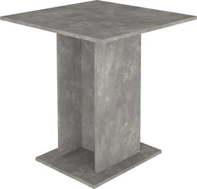 Τραπέζι Allos Megapap χρώμα γκρι σκυροδέματος 75x75x77εκ.