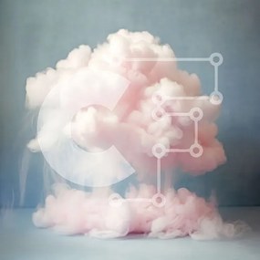 Intra Συλλεκτικό Ξύλινο Παζλ Plywood 4mm - Όμορφη εικόνα ενός ροζ σύννεφου στον ουρανό Σε Ξύλινο Κουτί - Διαστάσεις: 10x10 cm – 25 κομμάτια