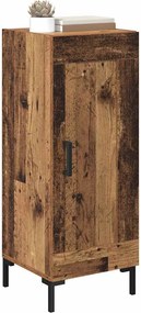 vidaXL Πλαϊνό γραφείο Olden Παλιό Ξύλο 34,5 x 34 x 90 εκ.