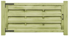 vidaXL Πόρτες Φράχτη 2 τεμ. Πράσινες 150x75 εκ. Εμποτ.Ξύλο Πεύκου