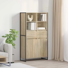 vidaXL Πλαϊνό γραφείο με συρτάρι 2 pcs Σονόμα 81 x 36 x 150.5 εκ.