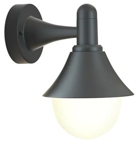 Απλίκα - Φανάρι Rabun 1xE27 Outdoor Wall Lamp Black D:24.5cmx23.5cm (80202514) - 80202514 - 80202514