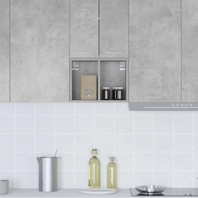 vidaXL Κρεμαστό ντουλάπι Σκυρόδεμα Γκρι 30 x 29,5 x 40 εκ.