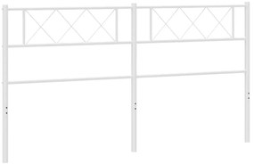 vidaXL Ανταλλακτικό κεφαλάρι Λευκό 193 εκ. Μεταλλικό