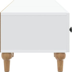 vidaXL Ντουλάπι TV Λευκό 147 x 34,5 x 30 εκ Επεξεργασμένο Ξύλο