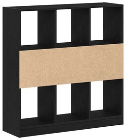 vidaXL Ντουλάπι βιβλίων Μαύρη βελανιδιά 97,5x29,5x100 cm