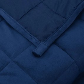 Κουβέρτα Βαρύτητας Μπλε 220 x 230 εκ. 11 κ. Υφασμάτινη - Μπλε