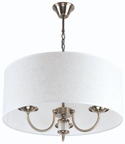 Φωτιστικό Οροφής Paril 77-8193 3xE14 60W Brass-Beige Homelighting Μέταλλο