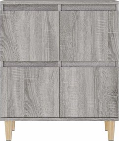 vidaXL Ντουλάπι Γκρι Sonoma 60x35x70 εκ. από Επεξεργασμένο Ξύλο
