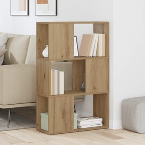 vidaXL Ράφι Βιβλίων Καρυδιά Επεξεργασμένο ξύλο 60 x 24 x 94 εκ