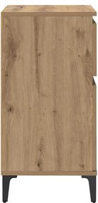 vidaXL Κομοδίνο Artisan Oak 40 x 35 x 70 εκ. Επεξεργασμένο ξύλο