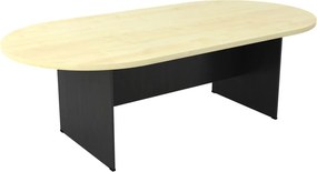 ΣΥΝΕΔΡΙΟΥ-A Τραπέζι Οβάλ Απόχρωση Dark Grey - Beech   1τμχ