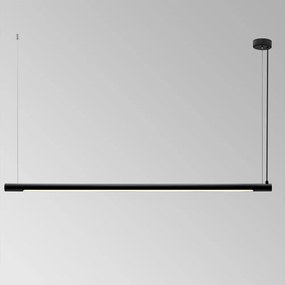 Φωτιστικό Οροφής - Ράγα 01331-03 T8 LED 105cm Black Luma
