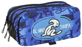 Τριπλή Κασετίνα El Niño Roller Μπλε Μαύρο 21,5 x 10 x 8 cm