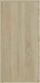 vidaXL Ντουλάπι με Συρτάρι Sonoma Δρυς 80 x 36 x 75 εκ. Επεξ. Ξύλο