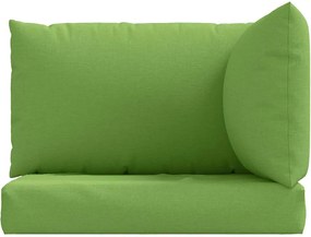 vidaXL Μαξιλάρια Παλέτας 3 τεμ. Πράσινο Μελανζέ Υφασμάτινα