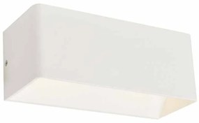 Απλίκα Τοίχου LED Aca Nephele L35037L White Matt