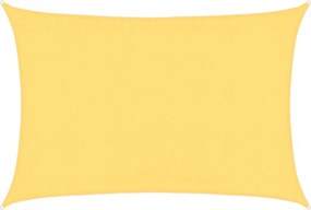 vidaXL Πανί Σκίασης Μπεζ 3,5 x 4,5 μ. από HDPE 160 γρ/μ²