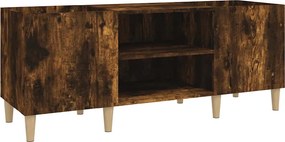 vidaXL Δισκοθήκη Καπνιστή Δρυς 121x38x48 εκ. από Επεξεργασμένο Ξύλο