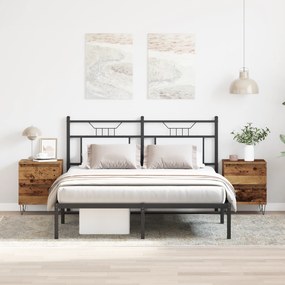 vidaXL Κομοδίνα 2 τμχ Παλιό Ξύλο 40x35x50 εκ. Συνθετικό Ξύλο