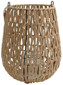 Φανάρι Ψάθινο Umeko 726-124-011 28x33cm Natural Ψάθα
