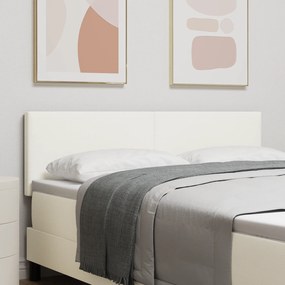 vidaXL LED Κεφαλάρι με Απλό Σχέδιο σε Κρεμ 72 εκ από Κορντούρα