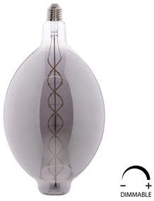 ΛΑΜΠΤΗΡΑΣ LED FILAMENT 8W E27 3000K SMOKE DIMMABLE HM4051.03 (1 Τεμμάχια)